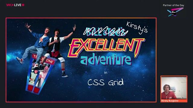Kirsty's Excellent Adventure in CSS Grid