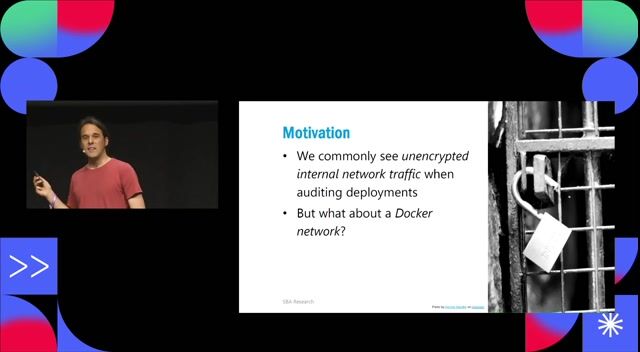 Demonstrating a man-in-the-middle attack between containers