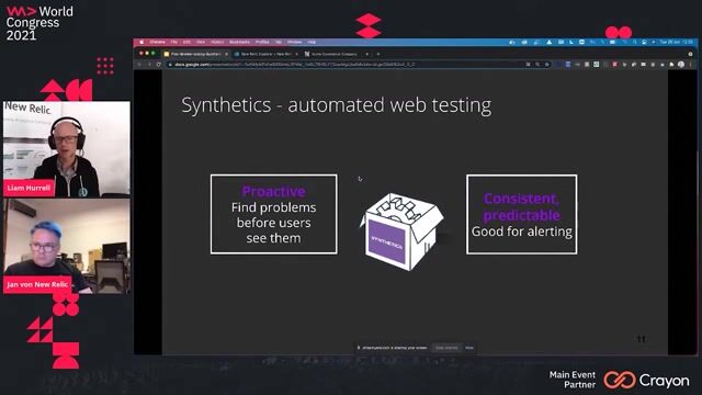 Automating web tests with synthetic monitoring