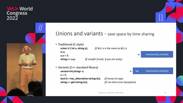 Using modern language features for safer code