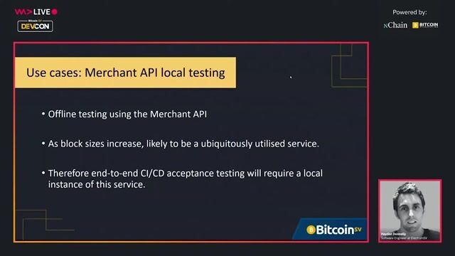 Running a local merchant API instance