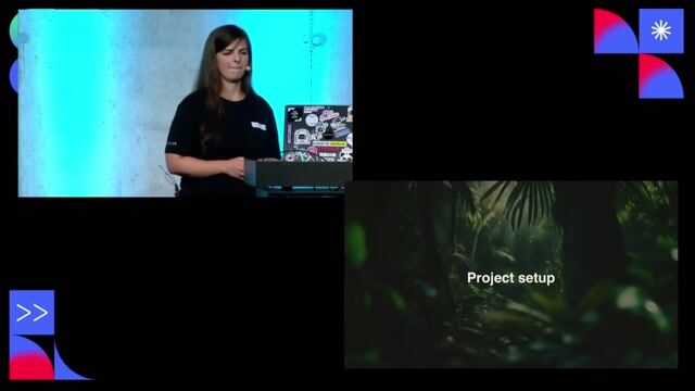 Using an internal platform for standardized project setup