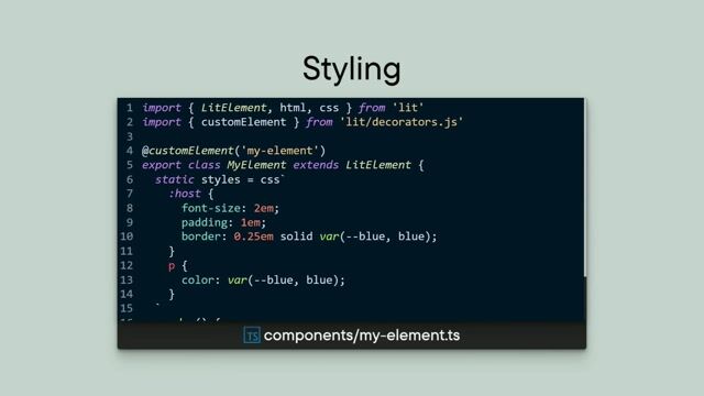 Encapsulating CSS styles and variables within Lit components thumbnail