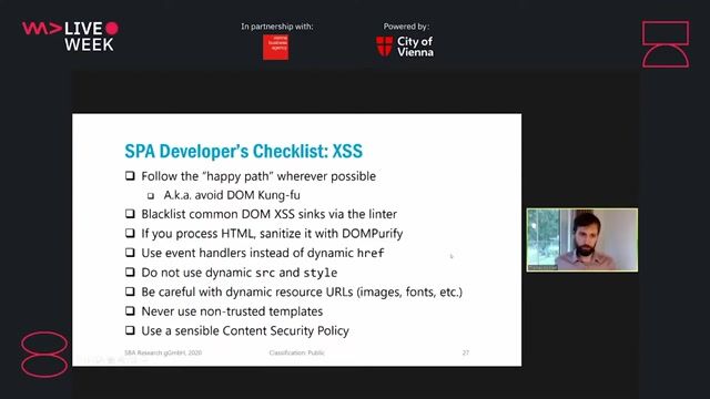 A practical checklist for preventing XSS in SPAs