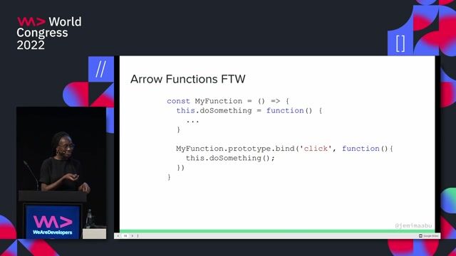 Writing functional JavaScript with React components