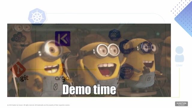 Deploying a stateful application with an initial backup