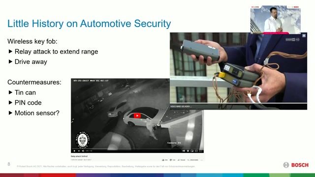Vulnerabilities in keyless entry and vehicle data