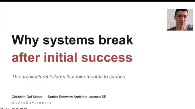 Why Systems Break After Initial Success: The Architectural Failures That Take Months to Surface thumbnail
