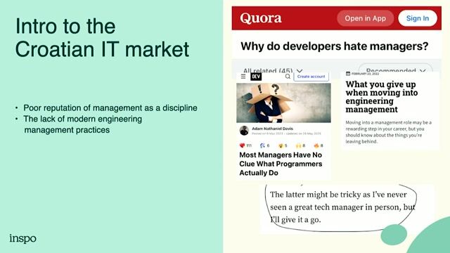 The challenge of hiring engineering managers in Croatia