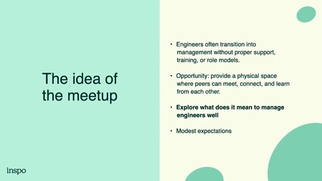Launching a community meetup for engineering managers thumbnail