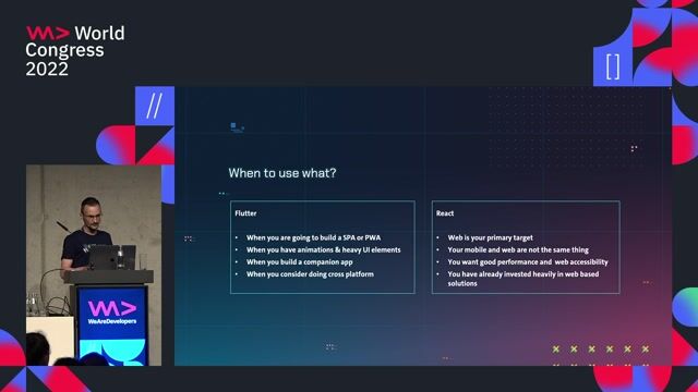 Final recommendations on when to use Flutter or React