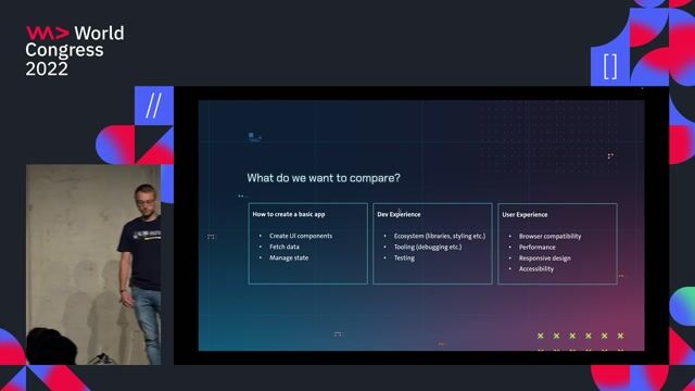 Defining the comparison criteria for web development