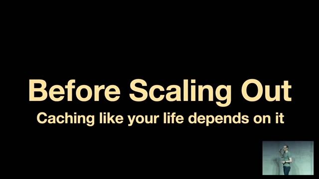 Scaling up is the simplest and most effective first step