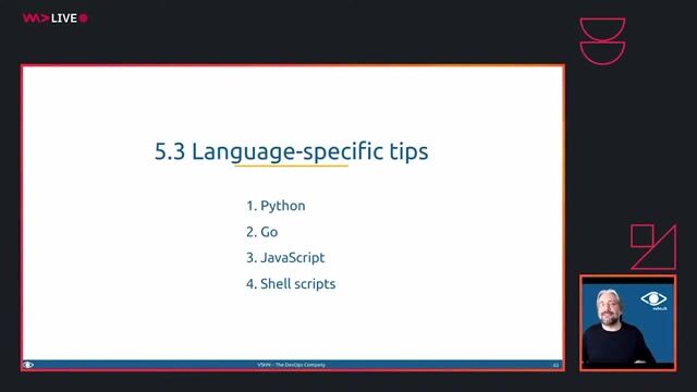 Language-specific tips for building efficient container images