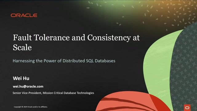 Fault Tolerance and Consistency at Scale: Harnessing the Power of Distributed SQL Databases