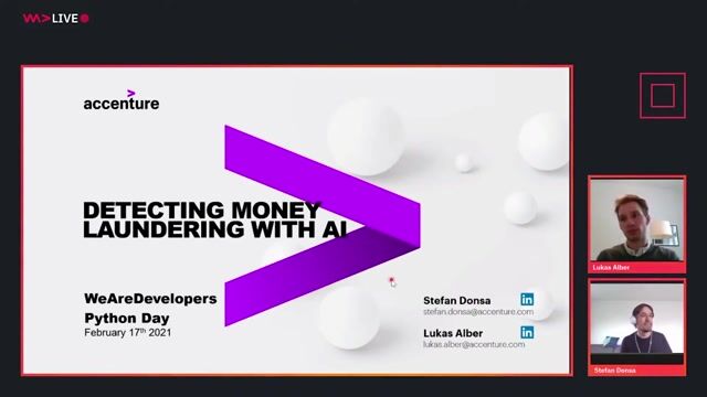 Stefan Donsa & Lukas Alber - Detecting Money Laundering with AI