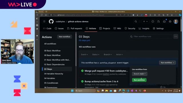 Using custom scripts and marketplace actions in steps