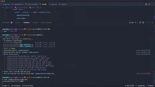 Building and deploying a full-stack application