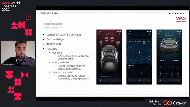 Customer-facing mobile apps for vehicle data and control