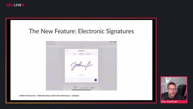Why SwiftUI was chosen for a new feature