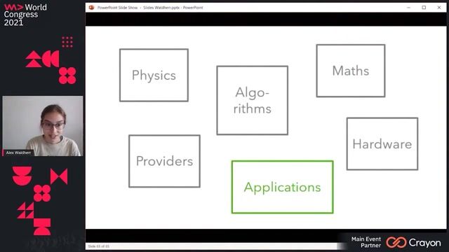 Practical applications like quantum cryptography