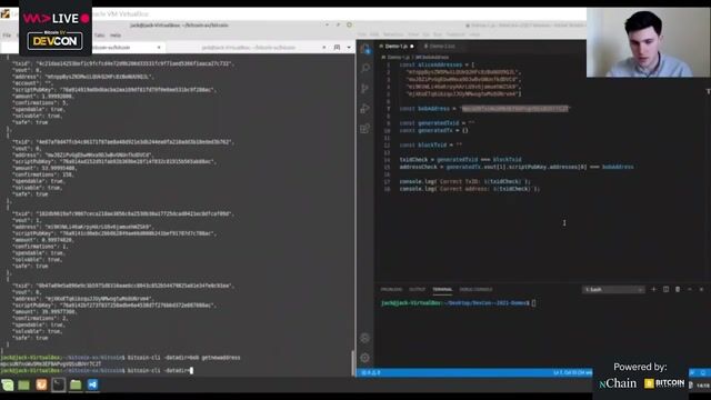 Creating and inspecting a transaction using the Bitcoin CLI