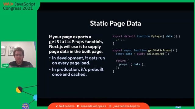Fetching data using static and server-side Next.js props thumbnail