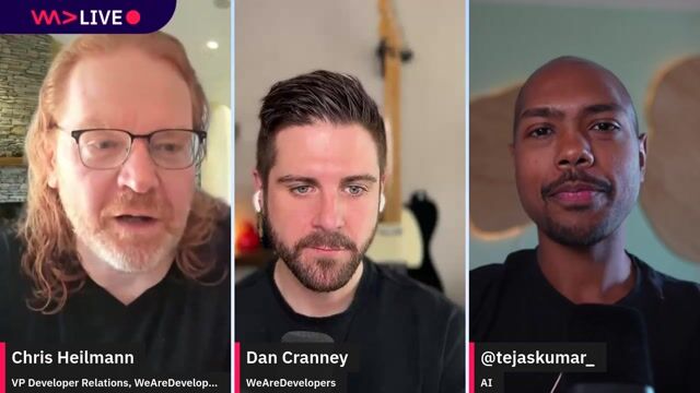 WeAreDevelopers LIVE: What's happening to React?, All-in-one editors, Fireships and Firebases & more thumbnail