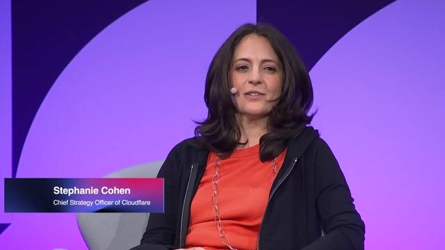 Fireside Chat with Cloudflare's Chief Strategy Officer, Stephanie Cohen (with Mike Butcher MBE) thumbnail