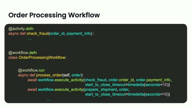 Writing a durable workflow with the Python SDK