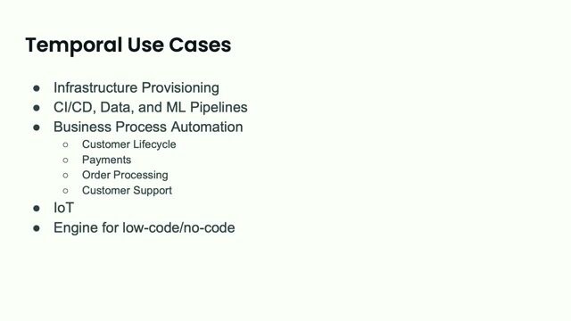 Common use cases for durable execution systems