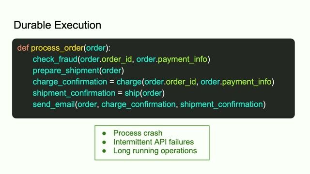 How state is recovered using event logging and replay