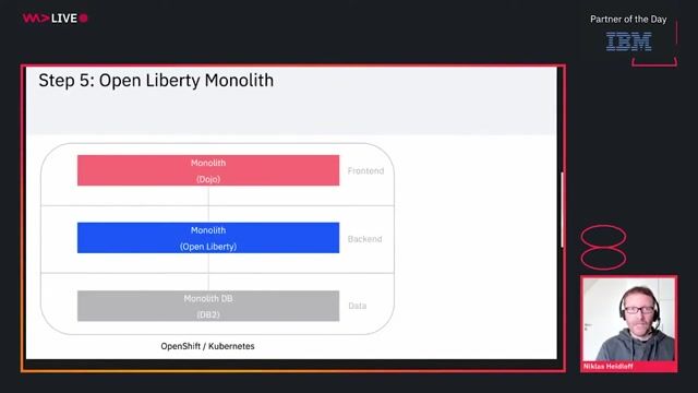 Decoupling the UI and migrating to Open Liberty