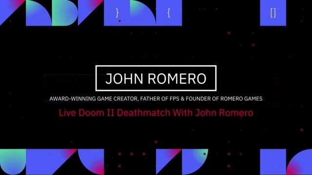 Live doom II deathmatch with John Romero