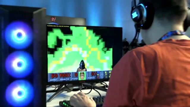 First deathmatch rounds against the audience