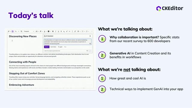 Why rich text editors and collaboration are essential