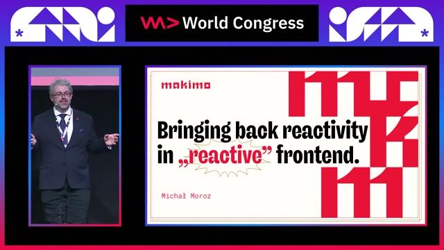 Bringing back reactivity in "reactive" frontend