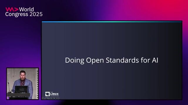 Using an open source approach for AI standards development