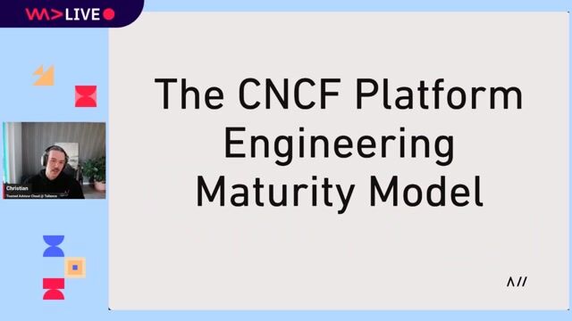 Using the CNCF platform engineering maturity model