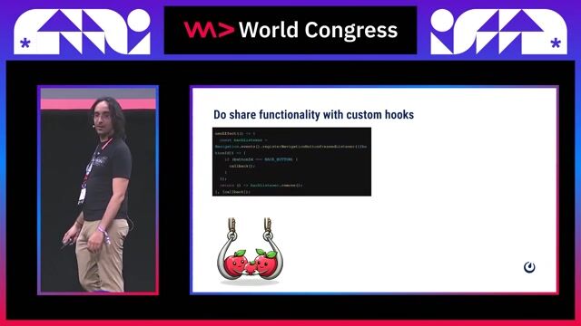 Extract reusable logic into custom hooks