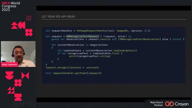 Simplifying text recognition with VNRecognizedTextRequest
