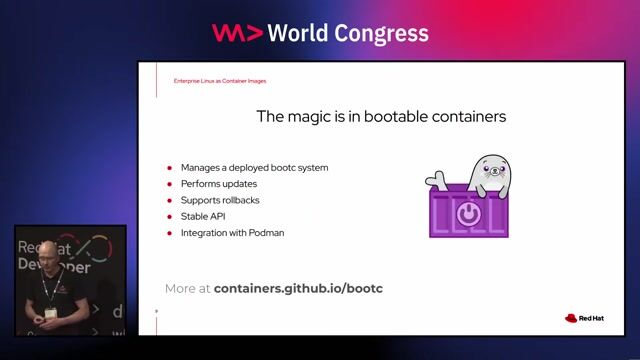 Building a bootable Linux OS with a containerfile