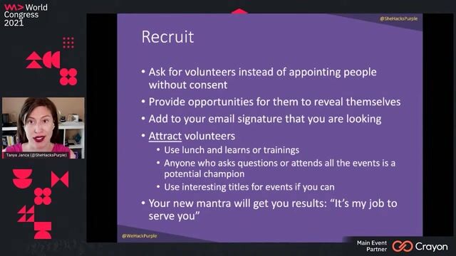 Keeping champions engaged through inclusion and trust