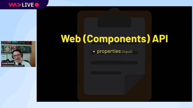 Understanding the API surface of a web component