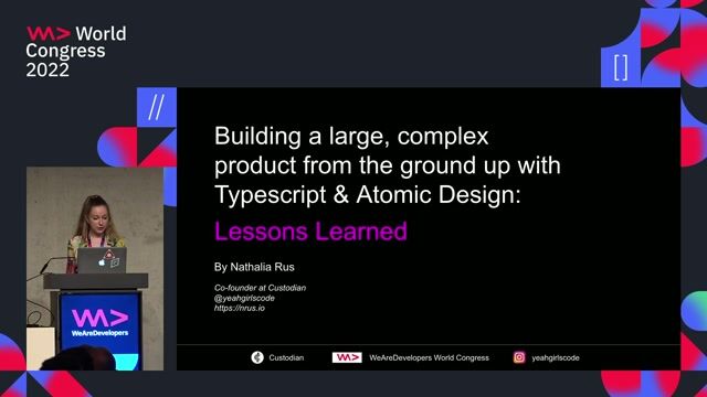 Building a large, complex product from the ground up with typescript & Atomic Design:lessons learned