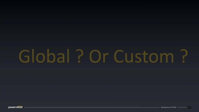Managing custom versions across many customer accounts