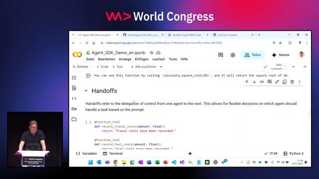 Routing tasks with the handoff workflow pattern