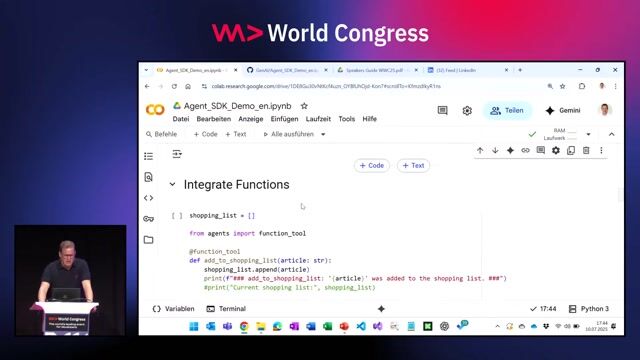 Integrating custom Python functions as agent tools