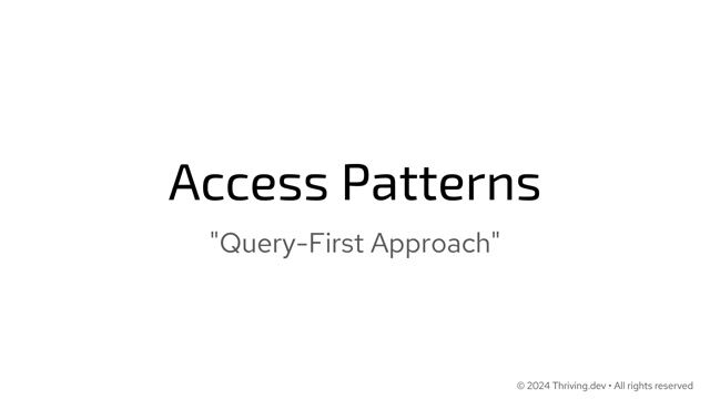 Understanding Cassandra's query-first data modeling
