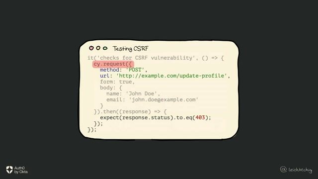 Writing test cases for various injection attacks